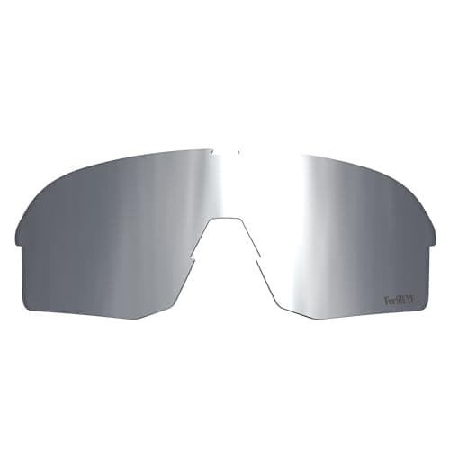 CRBN Pickleball - Pivot Glasses Replacement Lenses - Additional Lenses Pivot Glasses - Grey Mirrored Pickleball Eye Protection