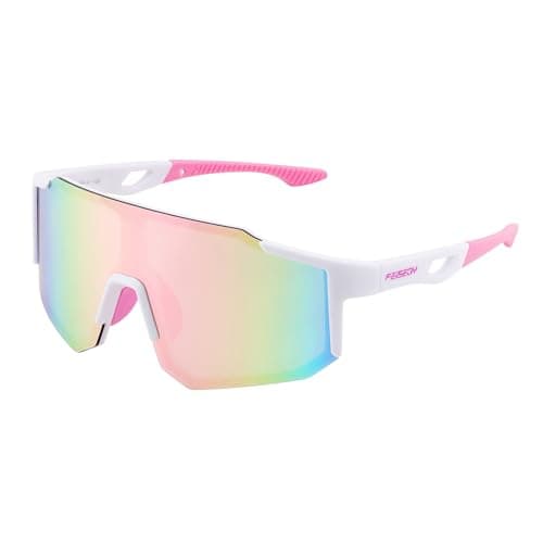 FEISEDY Sports Sunglasses for Men, Women and Teens - Baseball, Biking, Cycling UV400 Protection B2388