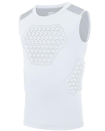 Roadbox Youth Baseball Chest Protector, Kids Softball Padded Compression Shirt, Rib Heart Sternum Guard for Football Lacrosse