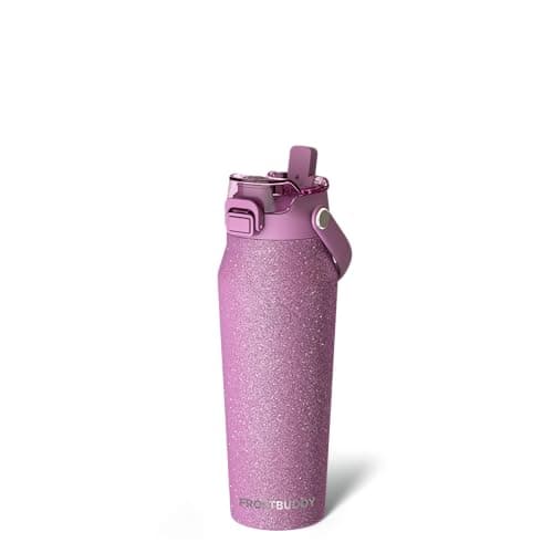 Frost Buddy 24oz Insulated Water Bottle with Straw & Chug Lid | Leak-Proof Stainless Steel | 24-Hours Cold | Sweat-Proof, Cup Holder Friendly | Ideal for Gym, Travel, Sports & Everyday Hydration