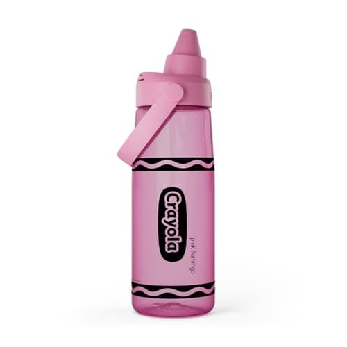 CamelBak Crayola Chug Water Bottle for Everyday Hydration, Tritan Renew Design with Chug Lid, 25oz, Pink Flamingo