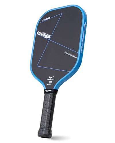 Warping Point Grasp Pickleball Paddle, T700 Raw Carbon Fiber Pickleball Racket with Endura Friction Surface,16mm Polymer Core, Elongated Design, Ultimate Spin & Balanced, USAP Approved