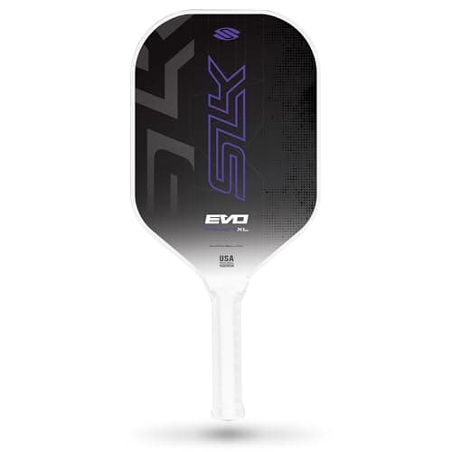 Selkirk Sport SLK Evo Power XL Pickleball Paddle by Selkirk Sport | G9 Power Carbon Fiber Pickleball Paddle with SpinFlex Surface and Rev-Hybrid Polymer Core | Power Purple XL