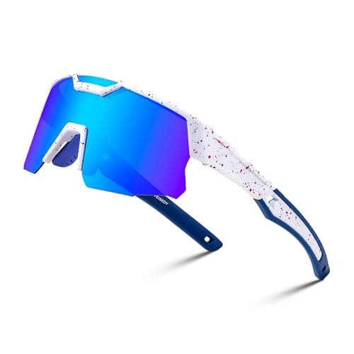 FEISEDY Teens Baseball Sunglasses Sports Cycling Glasses for Youth Polarized UV400 Boys Girls Age 8-14 B0093
