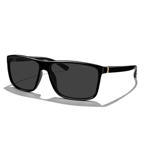 MERRY'S Rectangular Polarized Sports Sunglasses for Men Women Cycling Driving Fishing UV400 Protection S8225