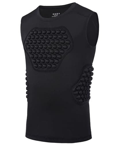 Roadbox Youth Baseball Chest Protector, Kids Softball Padded Compression Shirt, Rib Heart Sternum Guard for Football Lacrosse