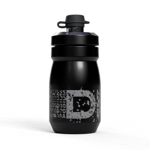 CamelBak Podium Dirt Series Bike Water Bottle, Mud Cap Protection for Clean Offâ€‘Road Riding, 15oz, Asphalt