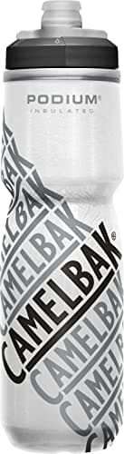 CamelBak Podium Chill Insulated Bike Squeeze Water Bottle, Cold Retention for Cycling, 24oz, Race Edition