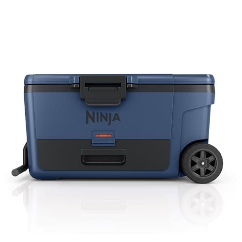 Ninja | FrostVault 65QT | Insulated with Temp Dry Storage Drawer | Keeps Ice Cold for Days | for The Beach, Camping, Picnics & More | Lakeshore Blue | FB265BL