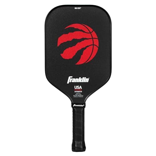 Franklin Sports NBA Toronto Raptors Pickleball Paddle - Official NBA Team Rackets - USAP (USAPA) Approved Premium Quality Pickleball Paddles - Authentic Team Logos + Colors