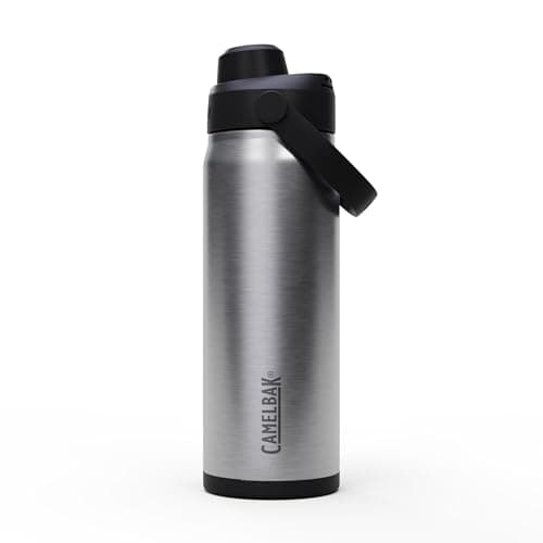 CamelBak Thrive Chug Insulated Stainless Steel Water Bottle, Cold Retention with High Flow Lid for Everyday Hydration and Active Use, 20oz, Stainless