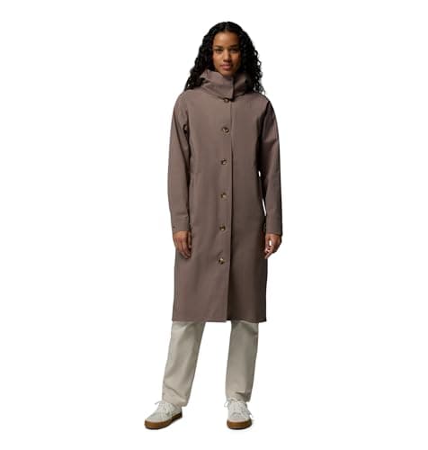 Columbia Women's Amazetrench Rain Jacket, Iron, X-Small