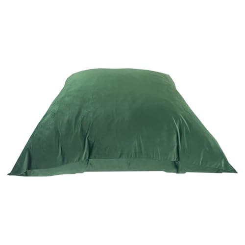 FoamTouch 40" x 40" Green Crash Pad with Foam Blocks for Kids and Adults - Therapeutic Sensory Pad with Washable Cover-Green