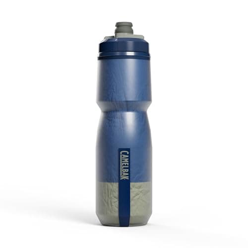CamelBak Podium Chill Insulated Bike Squeeze Water Bottle, Cold Retention for Cycling, 24oz, Mercury Deep Sea