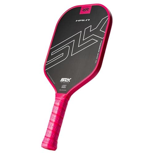 Selkirk Sport SLK Halo Power XL Pickleball Paddle | Raw Carbon Fiber Pickleball Paddles with a Rev-Core Power Polymer Core | Designed for Ultimate Spin & Power | Pink