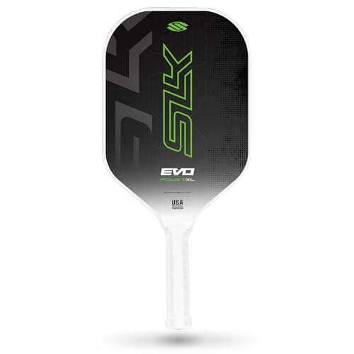 Selkirk Sport SLK Evo Power XL Pickleball Paddle by Selkirk Sport | G9 Power Carbon Fiber Pickleball Paddle with SpinFlex Surface and Rev-Hybrid Polymer Core | Power Green XL