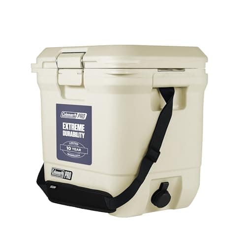 Coleman Pro Heavy-Duty 25qt Ultra-Light Premium Hard Cooler, Extra-Thick Insulation Keeps Ice up to 3 Days, 36-Can Capacity