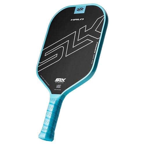 Selkirk Sport SLK Halo Power MAX Pickleball Paddle | Raw Carbon Fiber Pickleball Paddles with a Rev-Core Power Polymer Core | Designed for Ultimate Spin & Consistency | Blue