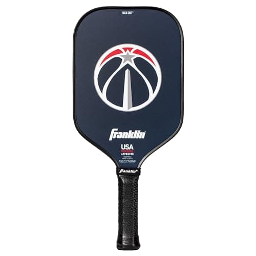 Franklin Sports NBA Washington Wizards Pickleball Paddle - Official NBA Team Rackets - USAP (USAPA) Approved Premium Quality Pickleball Paddles - Authentic Team Logos + Colors