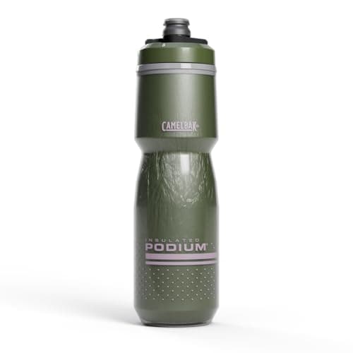 CamelBak Podium Chill Insulated Bike Squeeze Water Bottle, Cold Retention for Cycling, 24oz, Deep Fern