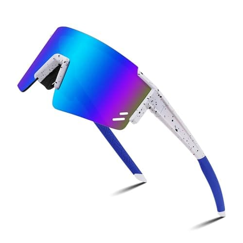 FEISEDY Kids Sunglasses Youth Baseball Sun Glasses, UV400 Sports Teens Cycling Shades for Boys Girls Age 8-16 B0048