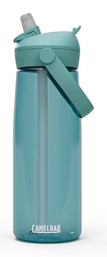 CamelBak Thrive Flip Straw Water Bottle, Easy Sip Design for Everyday Hydration and Travel, 25oz, Cove