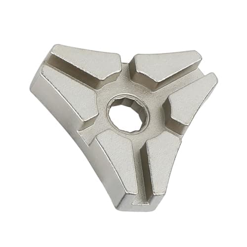 CTWHA Triangular 6 Slot Bicycle Spoke Wrench Grade 52 Carbon Steel Heavy Duty Model Heat Treatment and Nickel Plating Wheel Tension Adjustment Rim Deformation Repair Tool 1.55x1.55x0.5 Inch