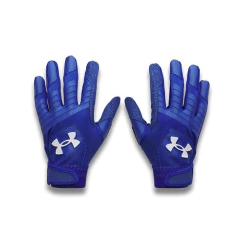 Under Armour Boys' Clean Up Baseball Gloves, (400) Royal/Royal/White, Small