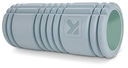 TRIGGERPOINT Performance Therapy Grid Patented Multi-Density Foam Massage Roller (80% Recycled) Exercise, Deep Tissue Muscle Recovery - Muscle Pain&Tightness, Improves Circulation (13"), Blue