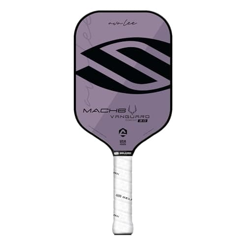 Selkirk Sport Vanguard 2.0 Pickleball Paddles | Carbon Fiber Pickleball Paddle with a Polypropylene X5 Core | Pickleball Rackets Made in The USA | Mach 6 Midweight, Rose Purple