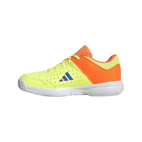 adidas Unisex-Kids Court Stabil Volleyball, Yellow/Ray Blue, 1.5