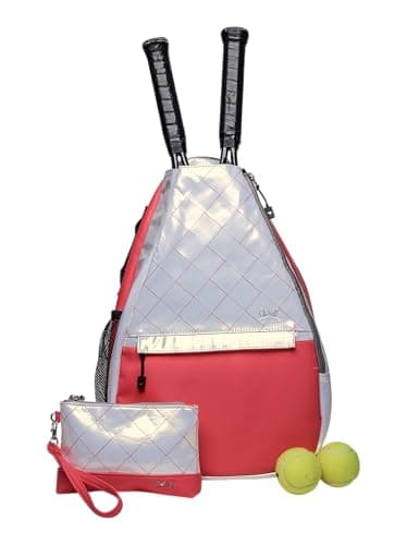Glove It Signature Tennis Backpack for Women, Lightweight Ladies Tennis Bag & Sling Backpack for 2 Racquets, Balls, Water Bottle - Naples