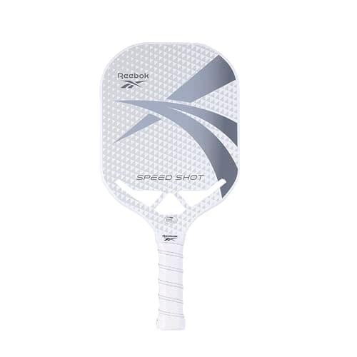 Reebok - Speed Pro Paddle, Comfortable Grip & Lightweight Design, White