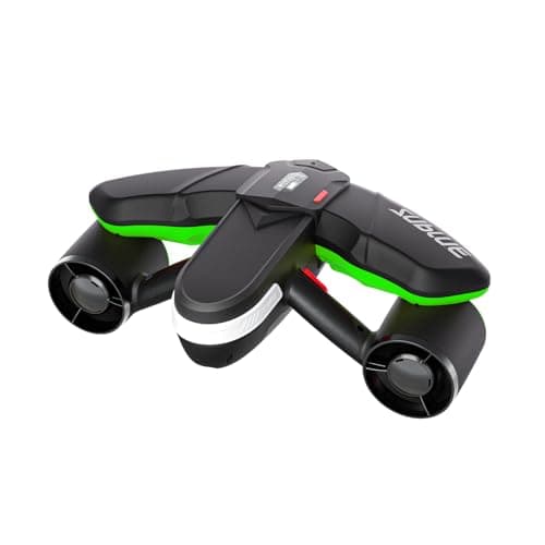 sublue Navbow Underwater Scooter Dual Motors with Action Camera Mount Low Battery Alarm 3 Gear Speed 2m/s 60 Minutes 40M Swimming Pool Diving Snorkeling Water Scooter for Adults (Navbow Green)