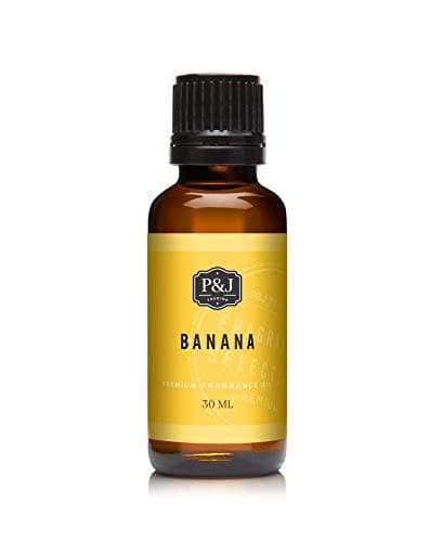 P&J Fragrance Oil - Banana Scent 30ml - Candle Scents, Soap Making, Diffuser Oil, Fresh Scents