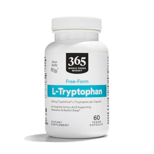 365 by Whole Foods Market, Free-Form L-Tryptophan 500mg, Vegan, 60 Capsules