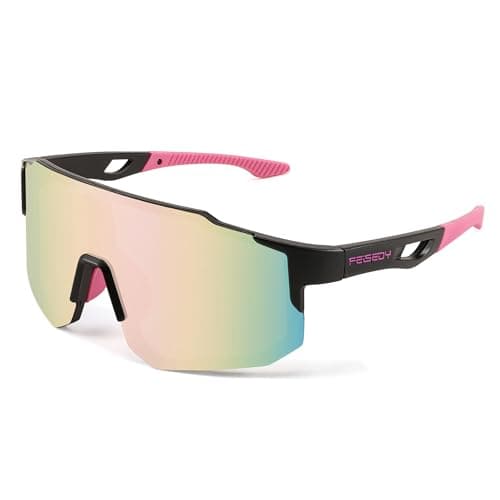 FEISEDY Sports Sunglasses Mens Women Baseball Biking Cycling Sunglasses for Teens UV400 Protection B2388