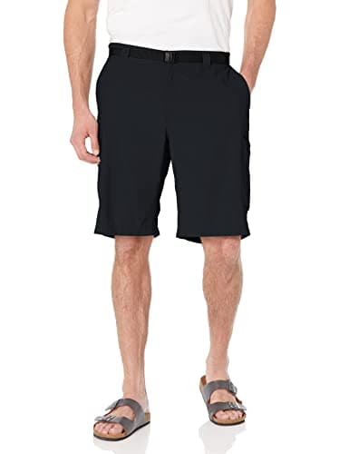 Columbia Mens Silver Ridge Cargo Hiking Short, Black, 30 x 10