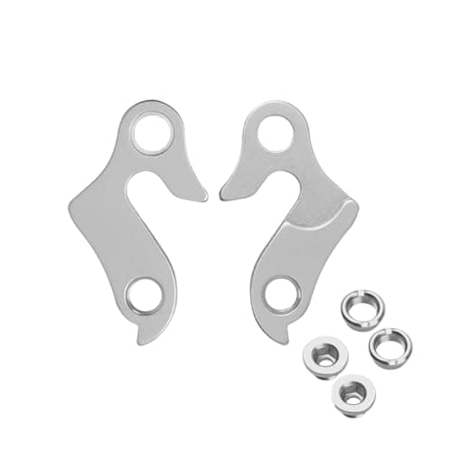 LannuMet Universal Bicycle Derailleur Hanger - 2Pcs Aluminum Alloy Bike Hanger Replacement Derailleur Hanger Frame Gear Tail Hook for Mountain/Road/Cyclocross Bikes