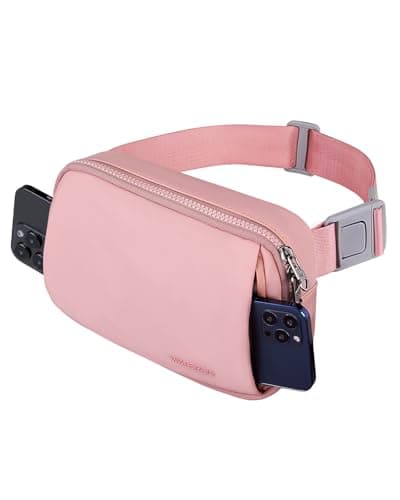 WATERFLY Crossbody Belt Fanny Pack: Sports Walking Waist Bag Runner Belt Bum Bag Hip Fannie Pack Phanny Fannypack Woman Man for Hiking Jogging Running