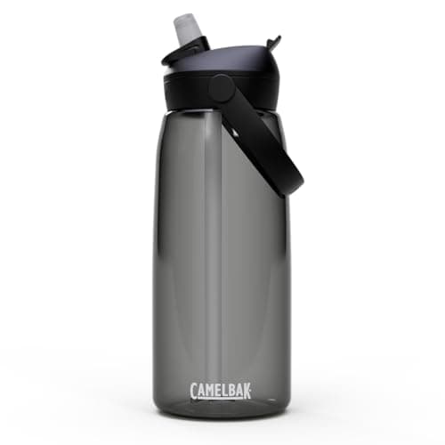 CamelBak Thrive Flip Straw Water Bottle, Easy Sip Design for Everyday Hydration and Travel, 32oz, Charcoal