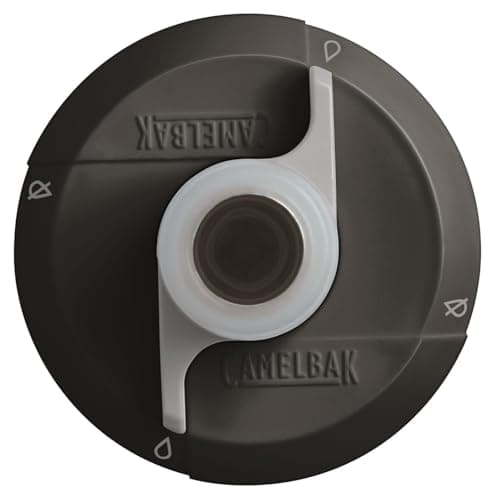 CamelBak Podium & Peak Fitness Replacement Cap, High‑Flow Self‑Sealing Valve for Performance Hydration, Black