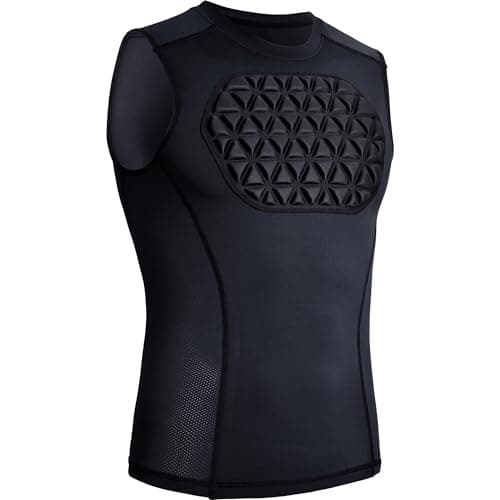 Legendfit Youth Baseball Chest Protector Padded Compression Shirt Support Softball Football Heart Sternum Guard