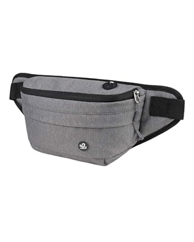 WATERFLY Fanny Pack Waist Bag: Large Crossbody Fannie Bum Belt Bag Hip Phanny Pack for Men Women Outdoor Sport Hiking Traveling Walking