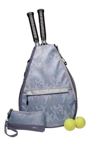 Glove It Tennis Backpack for Women, Lightweight Ladies Tennis Bag & Sling Backpack for 2 Racquets, Balls, Water Bottle - Urban Bleu