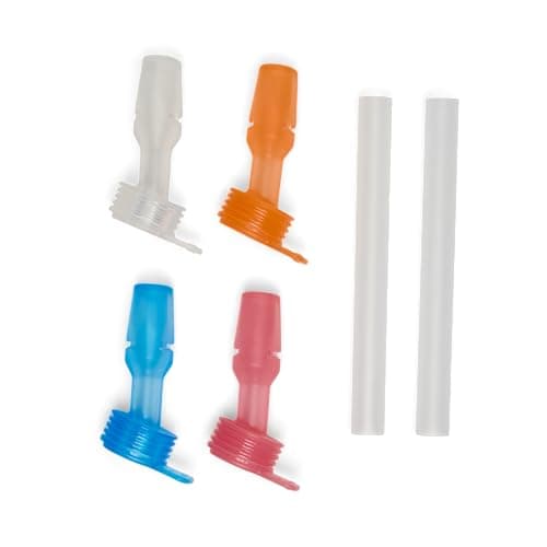 CamelBak Thrive Kids Bite Valve Replacement, Spill Resistant Valves for Thrive Flip Straw Kids Water Bottles, Easy Swap Accessory, 4-Pack, Multi-Color