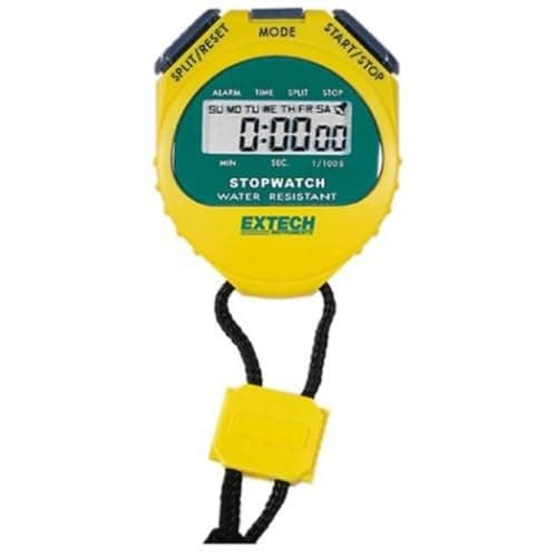 Extech 365510 Stopwatch/Clock, Yellow
