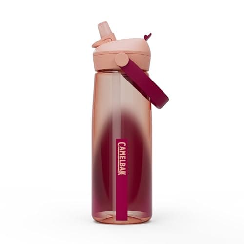 CamelBak Thrive Flip Straw Water Bottle, Easy Sip Design for Everyday Hydration and Travel, 25oz, Blush Dawn