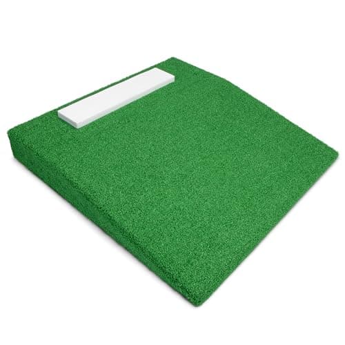 GoSports Portable Pitching Mound for Baseball Pitchers - 30 x 30 x 4 Inch