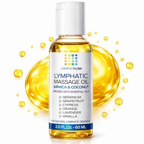 Bruizex Lymphatic Drainage Massage Oil: Arnica and Coconut Oil for Manual Lymph Drainage & Post Surgery Recovery for Liposuction, 360 Lipo, BBL,Tummy Tuck, Lymphedema, Lipedema, Lipo Foam- 2.0 oz